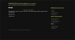 Desktop Screenshot of mmodomination.com